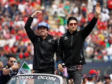 Fernando Alonso y Esteban Ocon