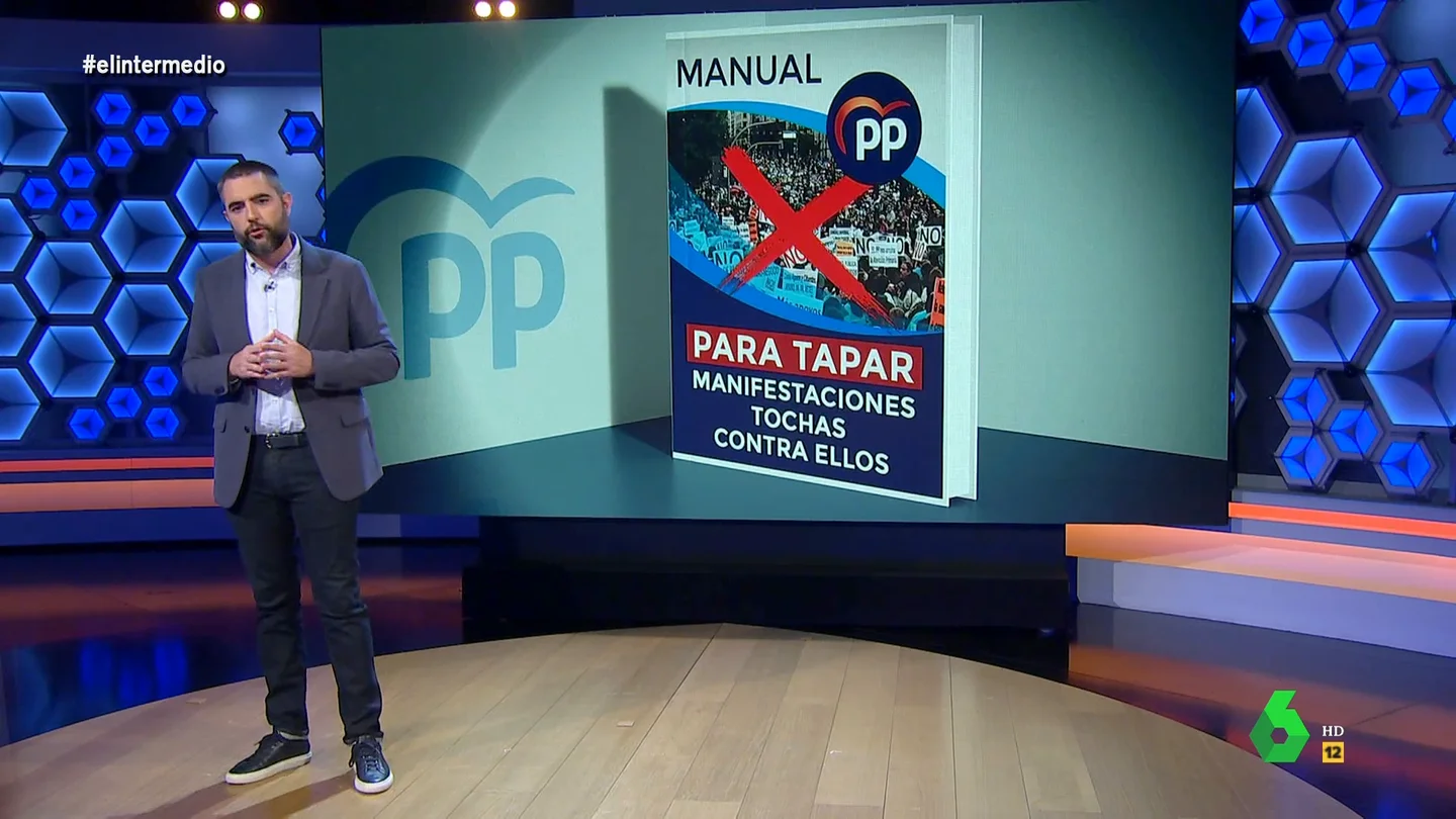 Dani Mateo descubre la estrategia del PP para "tapar manifestaciones tochas contra ellos" Dani Mateo descubre la estrategia del PP para "tapar manifestaciones tochas contra ellos"