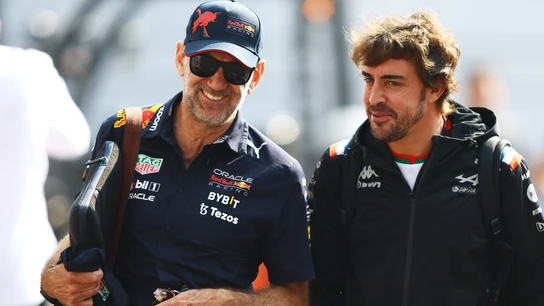 Adrian Newey y Fernando Alonso Adrian Newey y Fernando Alonso