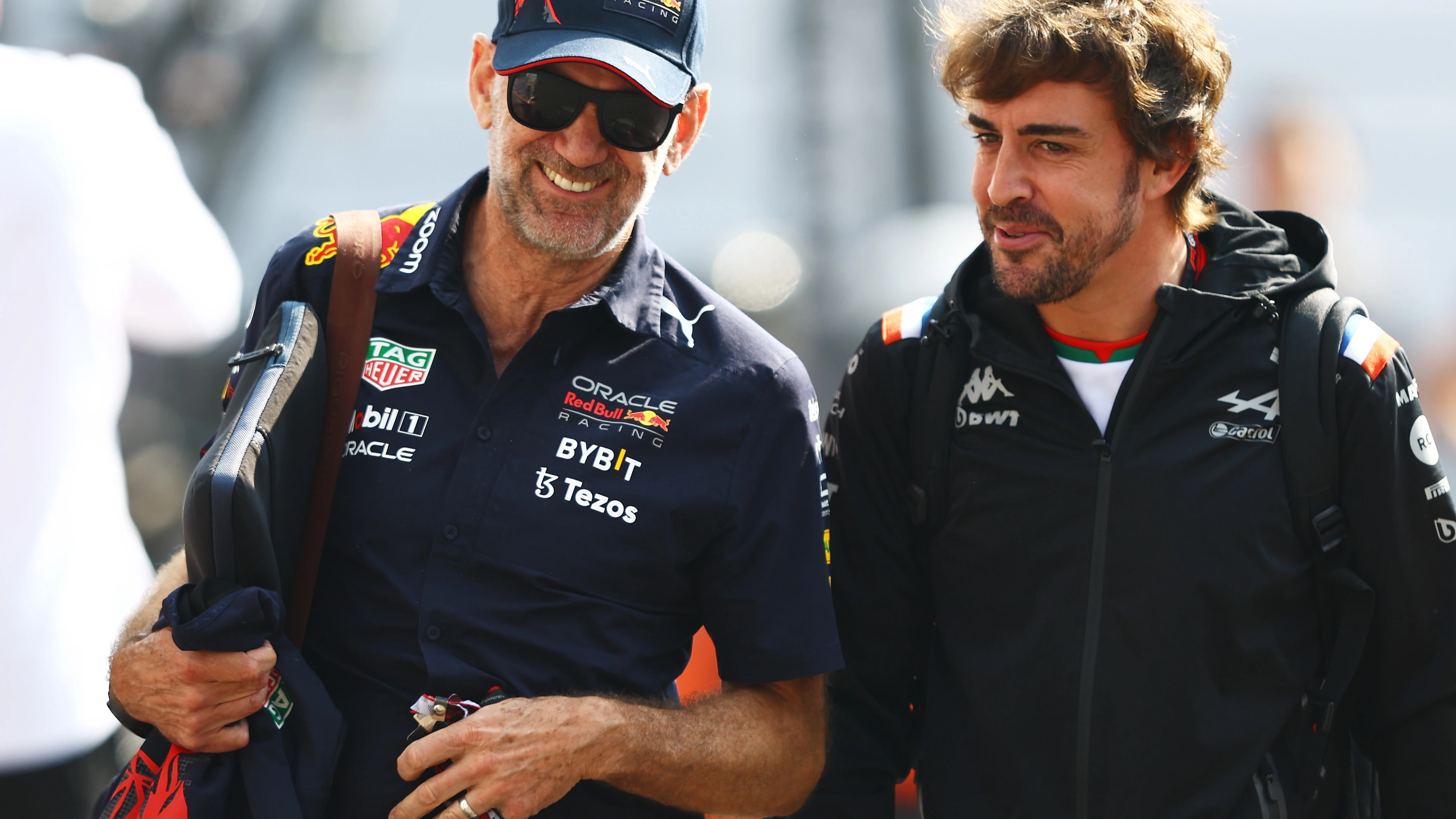 Adrian Newey y Fernando Alonso 