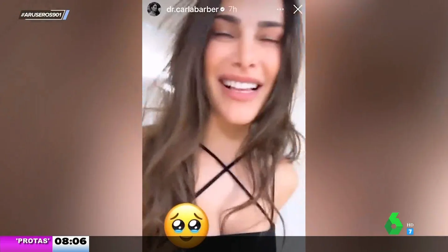Así reaccionan los amigos y familiares de Carla Barber cuando les anuncia que está embarazada de nuevo Así reaccionan los amigos y familiares de Carla Barber cuando les anuncia que está embarazada de nuevo