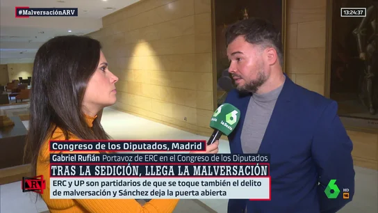 Gabriel Rufián, en ARV Gabriel Rufián, en ARV