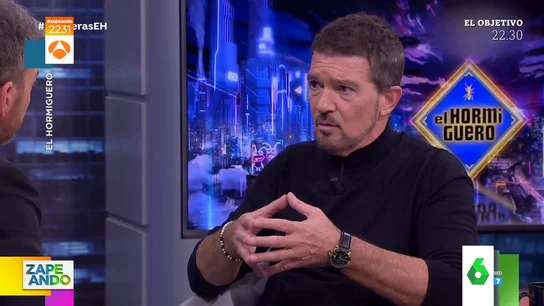 Antonio Banderas reflexiona sobre el éxito con Pablo Motos en El Hormiguero Antonio Banderas reflexiona sobre el éxito con Pablo Motos en El Hormiguero