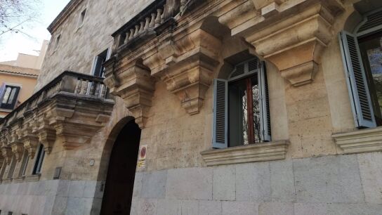 El Palacio de Justicia, sede del Tribunal Superior de Justicia de Baleares (TSJIB) y la Audiencia Provincial, en la plaza Weyler de Palma