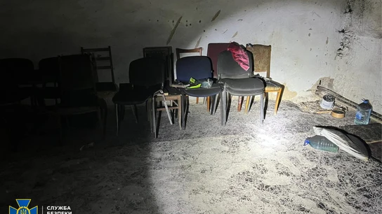 Imagen de una de las cámaras de tortura en la ciudad de Jersón Imagen de una de las cámaras de tortura en la ciudad de Jersón