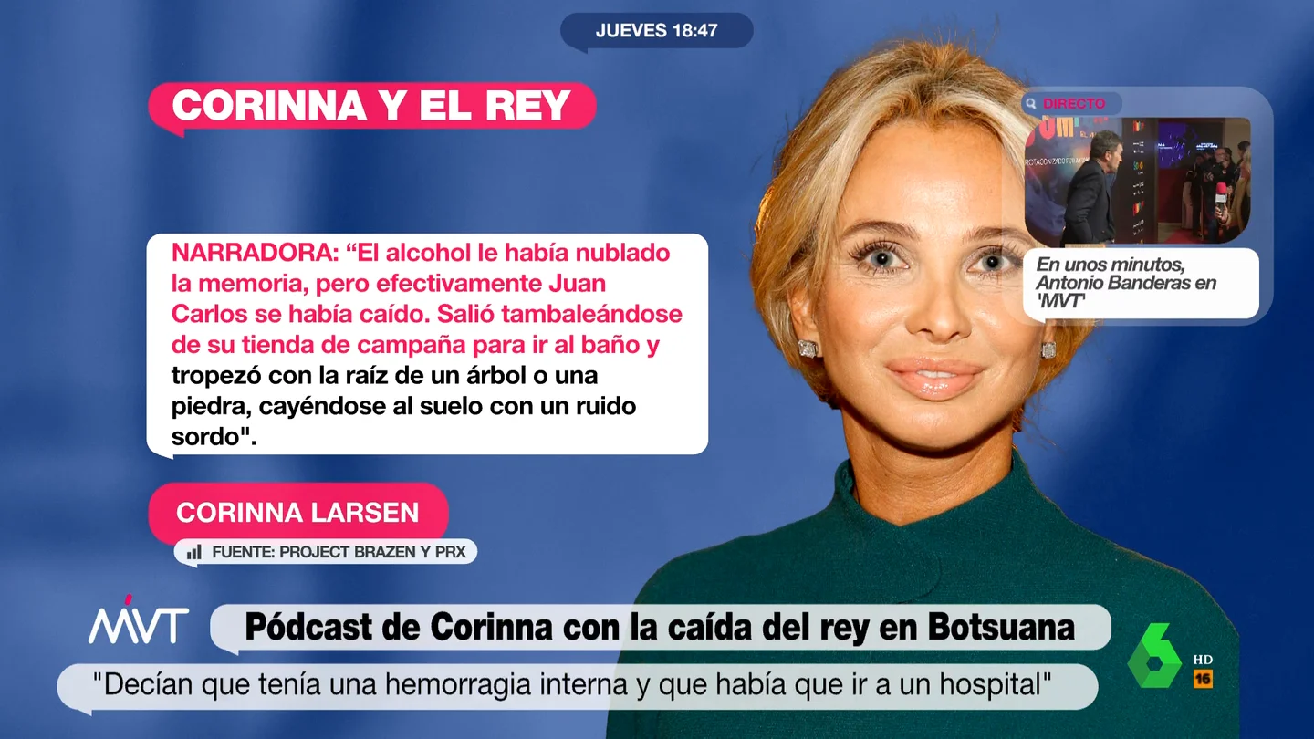 "El alcohol le había nublado": Corinna destapa la gravedad de la caída del rey en Botsuana y cómo sufrió "una hemorragia interna" "El alcohol le había nublado": Corinna destapa la gravedad de la caída del rey en Botsuana y cómo sufrió "una hemorragia interna"