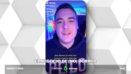 El tiktoker que gana 35.000 euros al mes por (no) dormir El tiktoker que gana 35.000 euros al mes por (no) dormir
