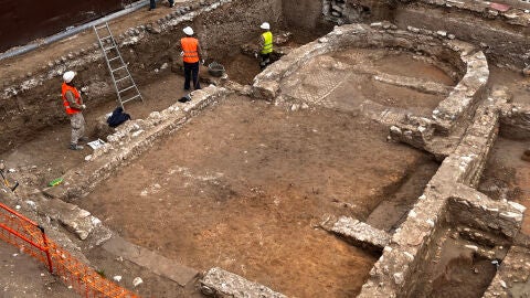 Restos de una posible basílica romana en Petrer