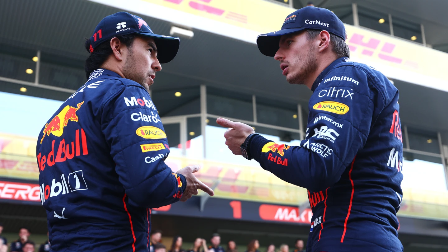 Sergio Pérez y Max Verstappen Sergio Pérez y Max Verstappen