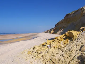 Acantilado del Asperillo, en Doñana Acantilado del Asperillo, en Doñana