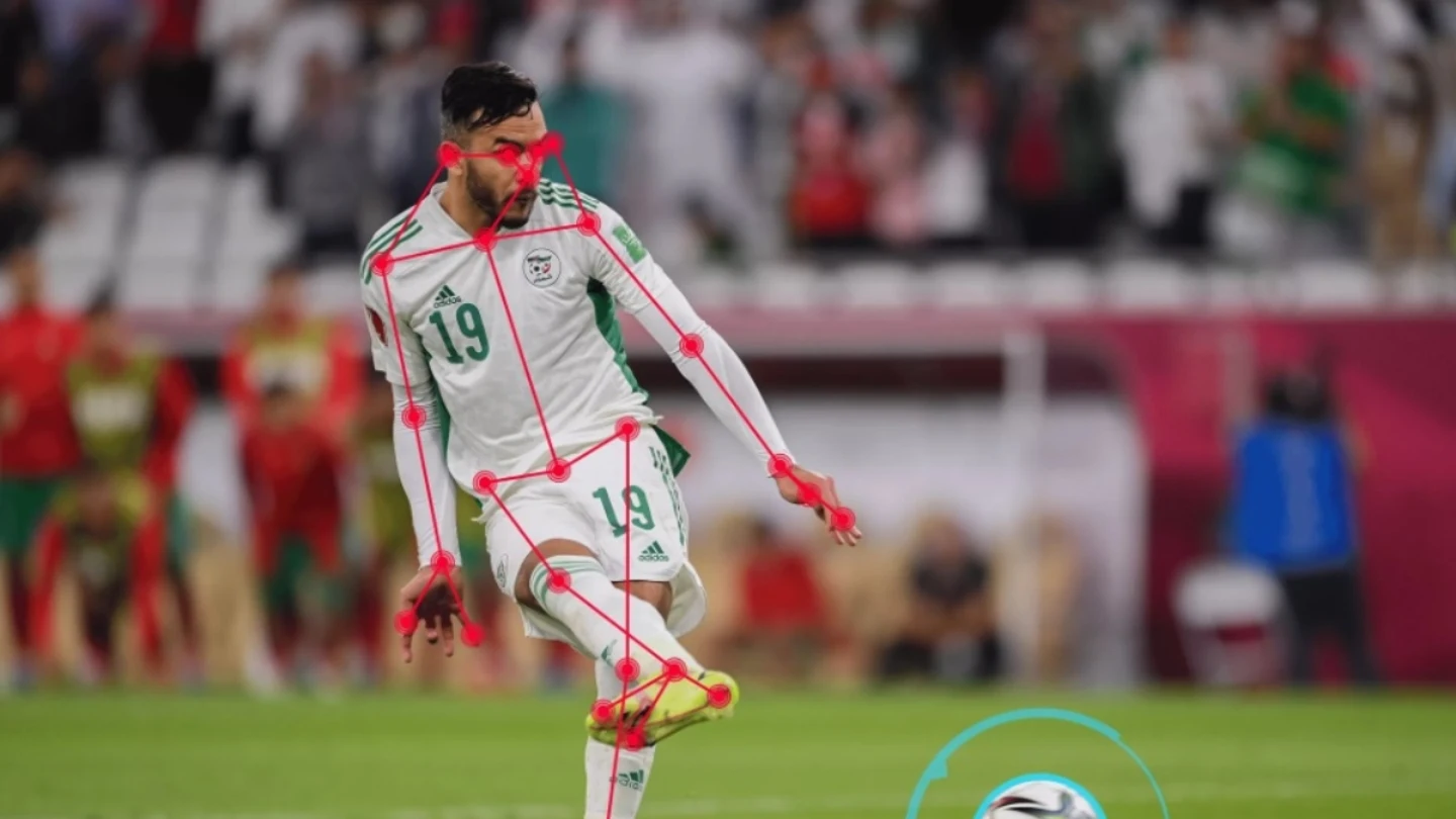 Sensores aplicados a un jugador en una de las pruebas realizadas Sensores aplicados a un jugador en una de las pruebas realizadas