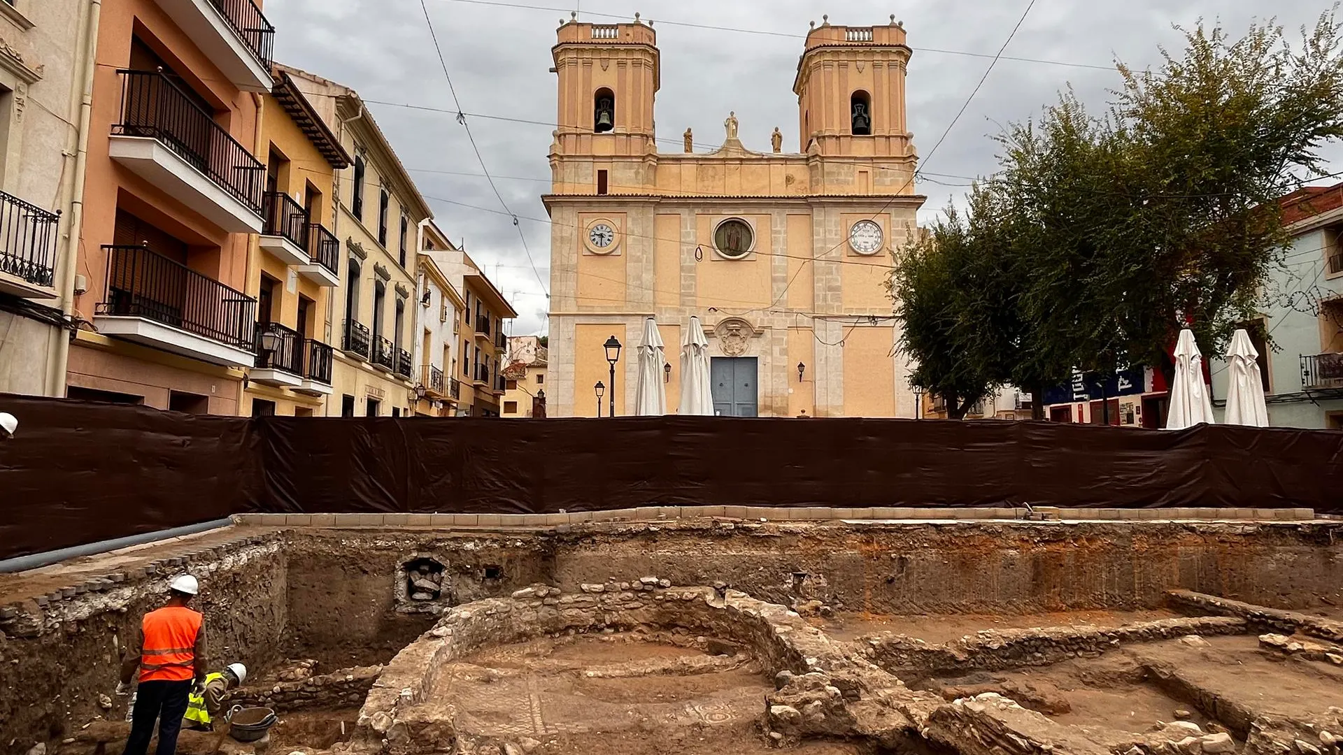Restos de una posible basílica romana en Petrer Restos de una posible basílica romana en Petrer