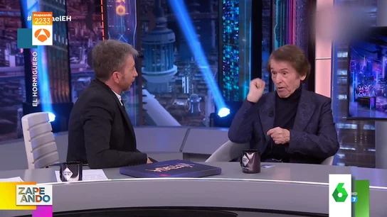 Raphael confiesa en El Hormiguero qué es lo más raro que le han tirado al escenario Raphael confiesa en El Hormiguero qué es lo más raro que le han tirado al escenario