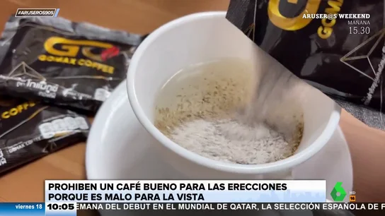 Tailandia prohíbe el café con Viagra: bueno para las erecciones, malo para la vista Tailandia prohíbe el café con Viagra: bueno para las erecciones, malo para la vista