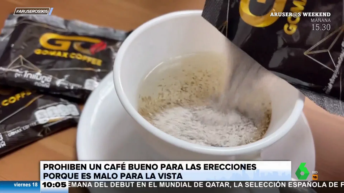 Tailandia prohíbe el café con Viagra: bueno para las erecciones, malo para la vista Tailandia prohíbe el café con Viagra: bueno para las erecciones, malo para la vista