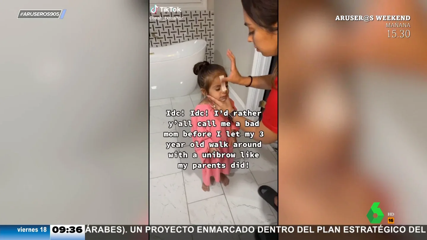 Una madre depila las cejas a su hija de 3 años y desata la polémica en las redes sociales Una madre depila las cejas a su hija de 3 años y desata la polémica en las redes sociales