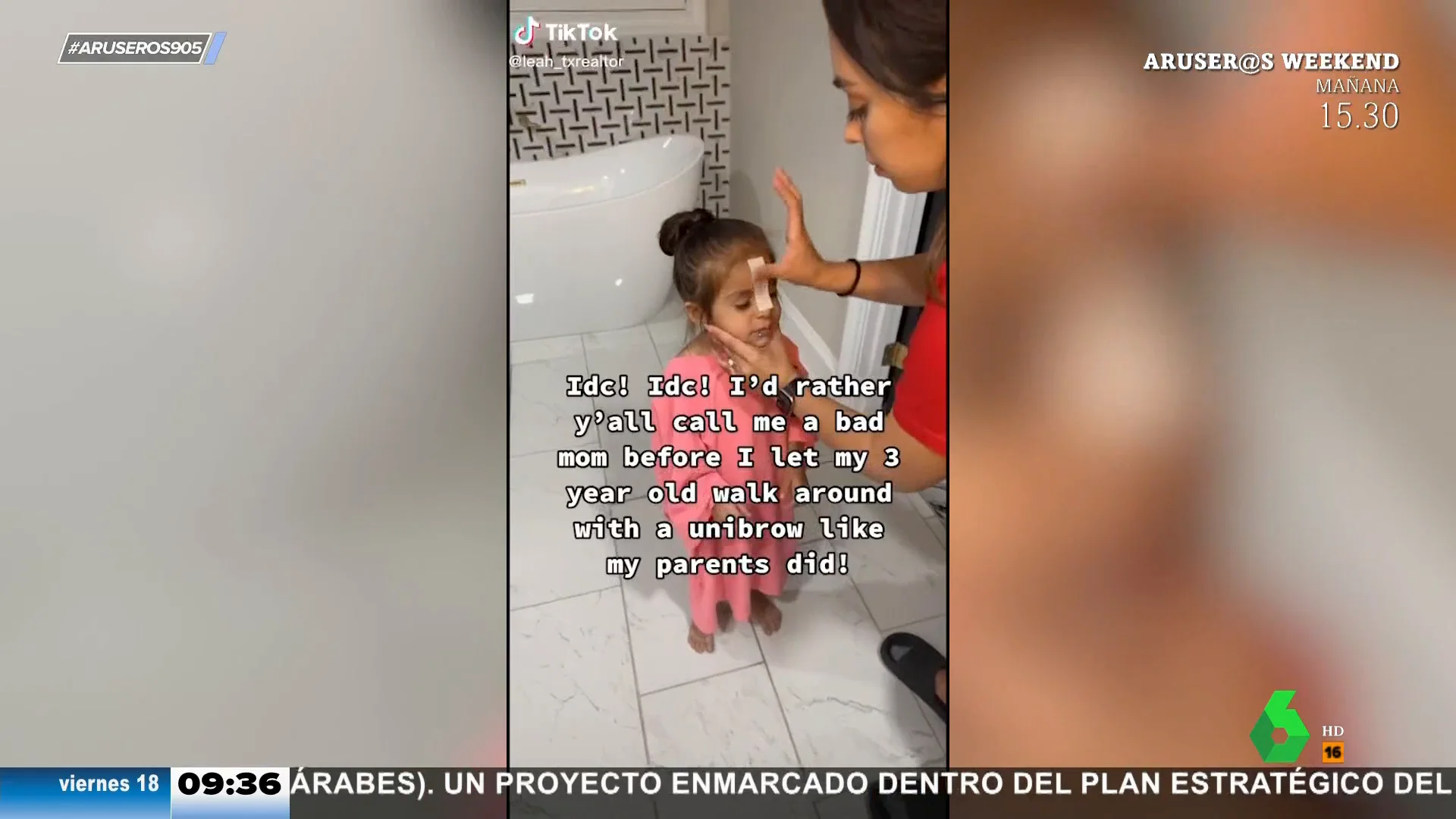 Una madre depila las cejas a su hija de 3 años y desata la polémica en las redes sociales