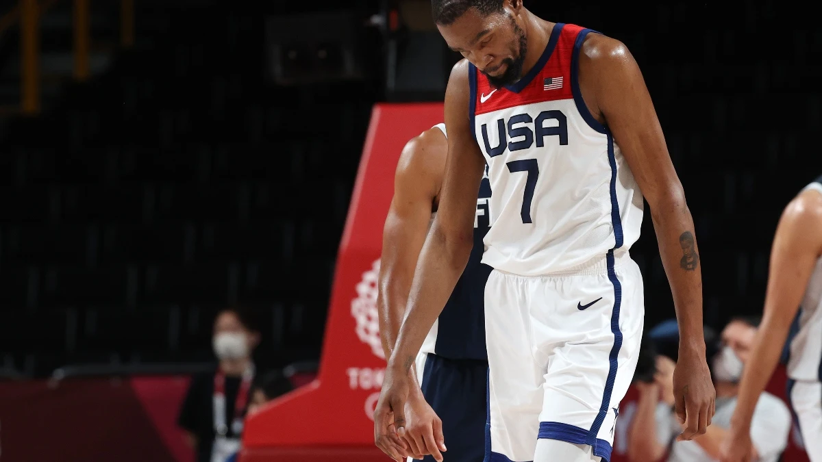 Kevin Durant, con Estados Unidos