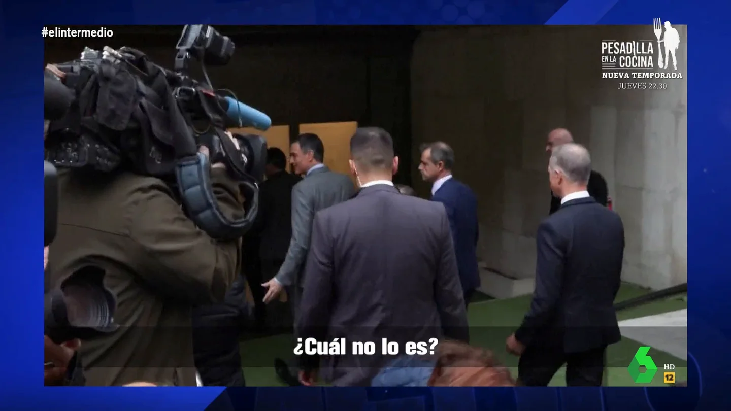 La respuesta de Sánchez sobre la "semana intensa" del Gobierno que hace reír a Wyoming: "También es verdad" La respuesta de Sánchez sobre la "semana intensa" del Gobierno que hace reír a Wyoming: "También es verdad"