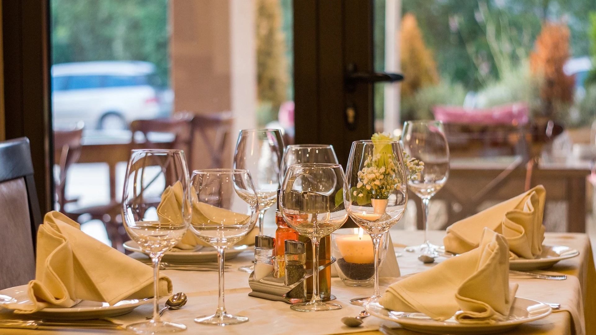 Imagen de archivo de un restaurante