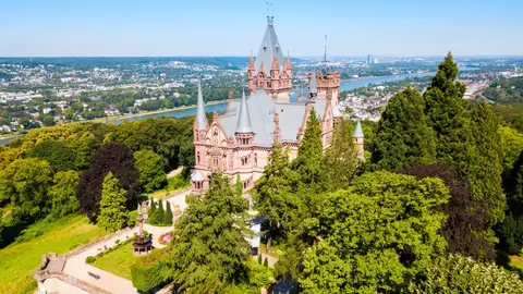 Castillo de Drachenburg, en Alemania Castillo de Drachenburg, en Alemania