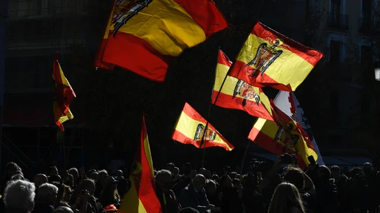 Concentración fascista en Madrid por el 20N Concentración fascista en Madrid por el 20N