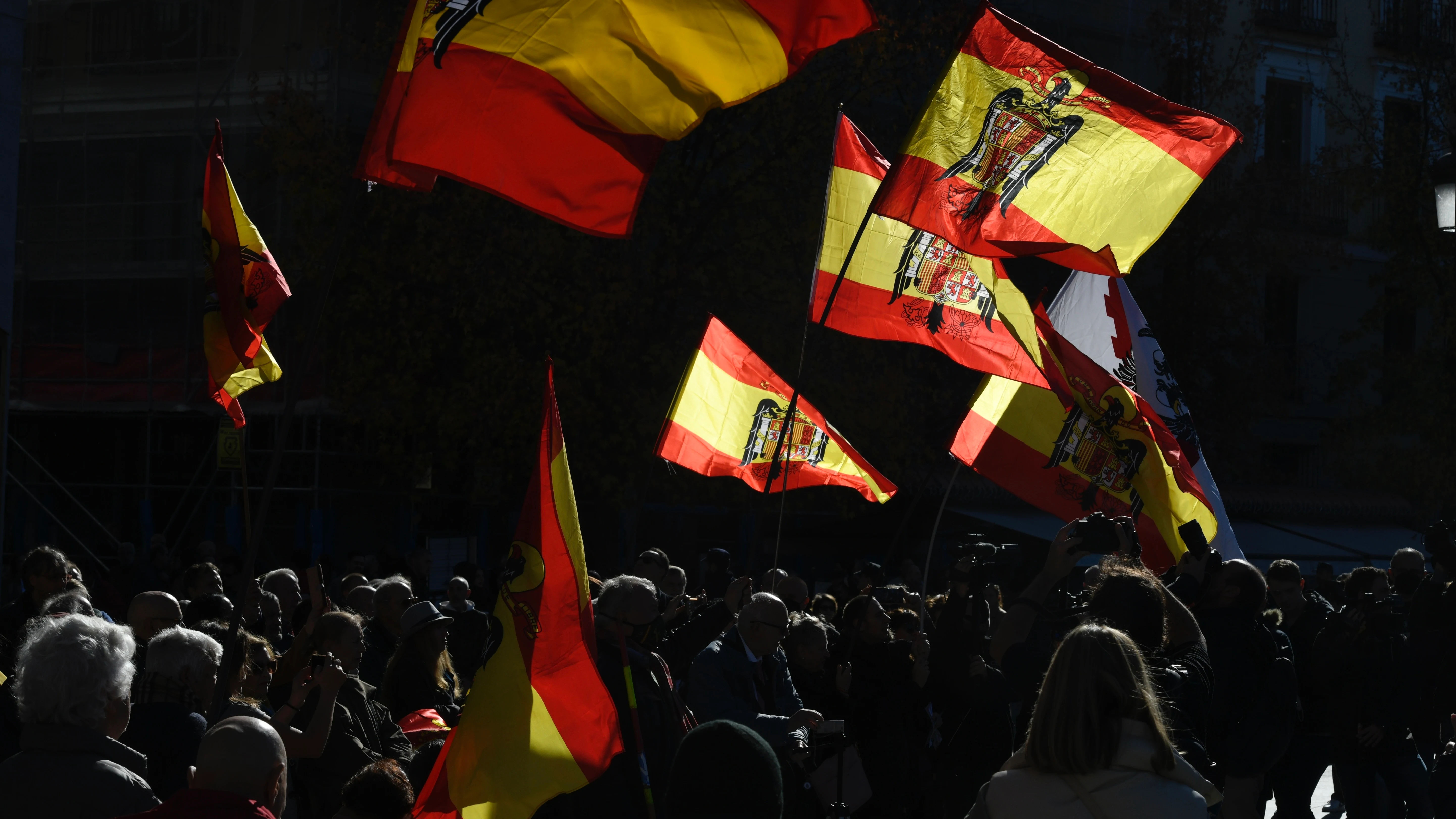 Concentración fascista en Madrid por el 20N