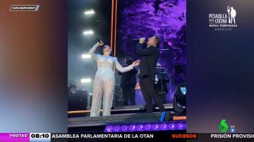David Bisbal se reúne con Rosa López sobre un escenario para celebrar sus 20 años dedicándose a la música