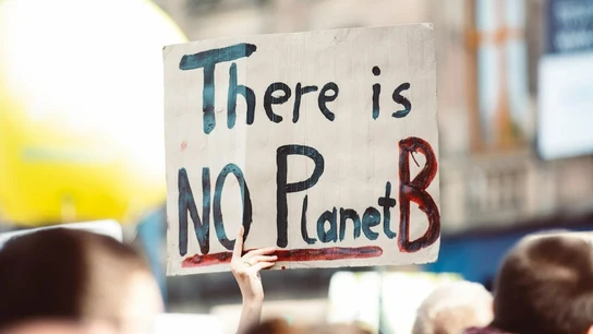 Cartel contra el cambio climático. Cartel contra el cambio climático.