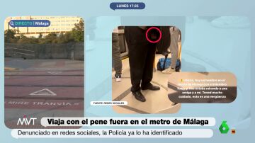 Un hombre viaja con el pene fuera en el metro de Málaga y mirando de forma lasciva a dos jóvenes