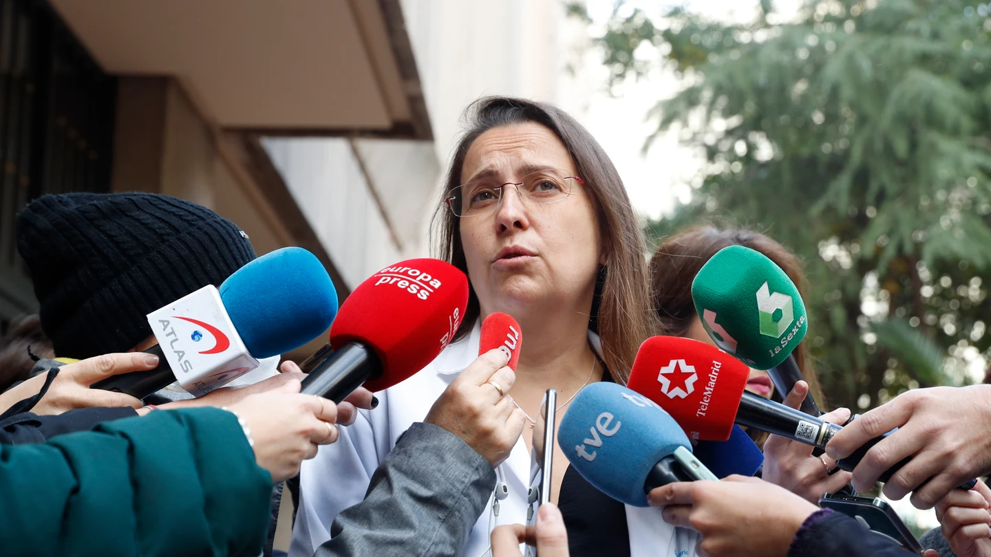 La secretaria general del sindicato médico madrileño Amyts, Ángela Hernández Puente La secretaria general del sindicato médico madrileño Amyts, Ángela Hernández Puente