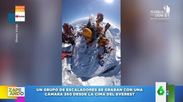 Impactante viral del Everest: así son las vistas desde el punto más alto del mundo