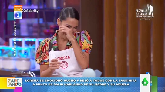 Las lágrimas de emoción de Lorena Castell al recibir un mensaje de su madre en MasterChef Las lágrimas de emoción de Lorena Castell al recibir un mensaje de su madre en MasterChef