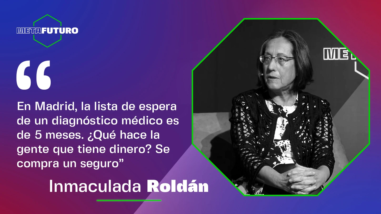 Inmaculada Roldán en Metafuturo