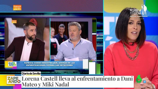 Lorena Castell responde a Miki Nadal tras preferir a Patricia Conde en Masterchef: "¿Qué pasa?, ¿tienes miedo?" Lorena Castell responde a Miki Nadal tras preferir a Patricia Conde en Masterchef: "¿Qué pasa?, ¿tienes miedo?"