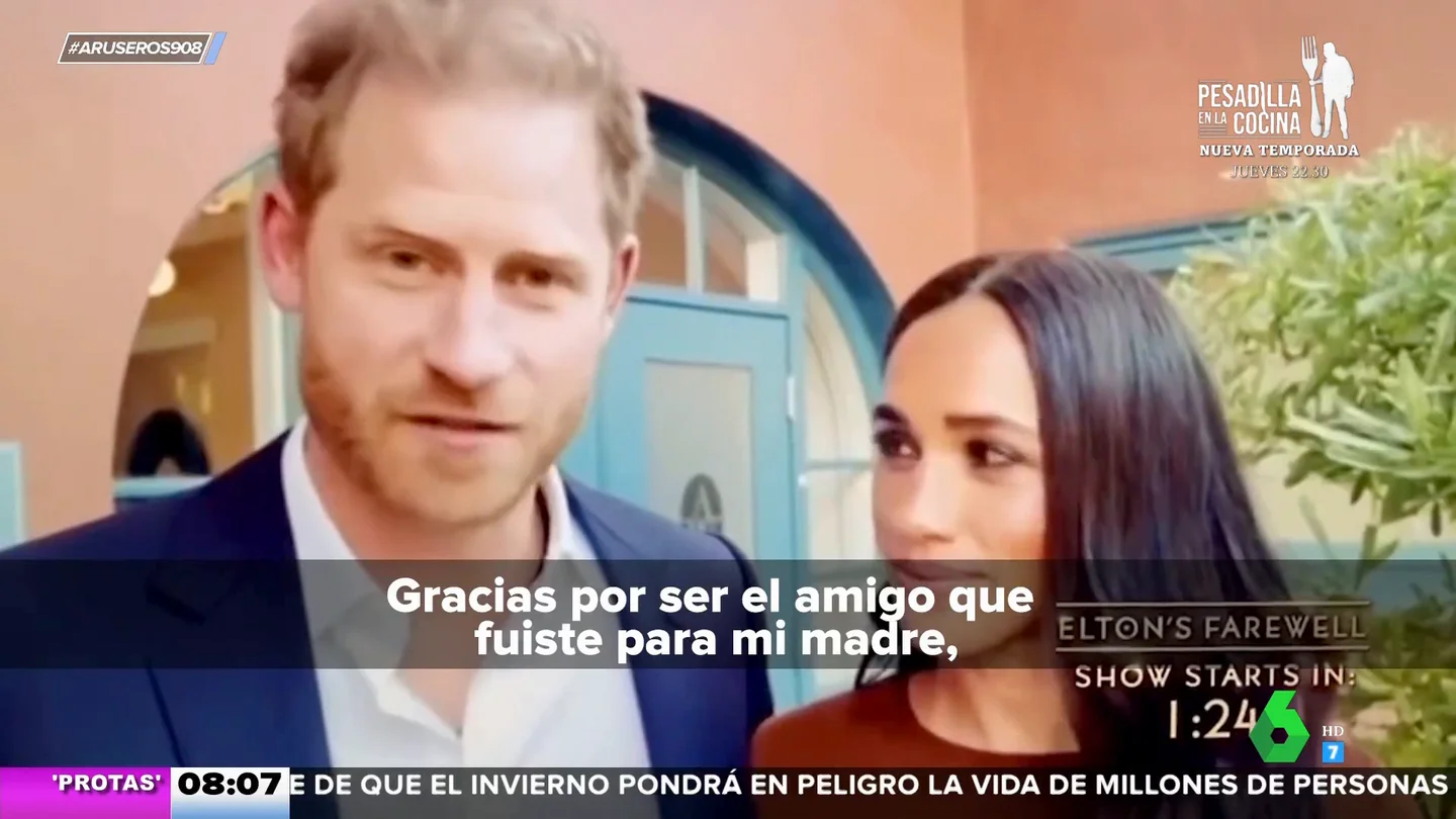 El príncipe Harry homenajea a Elton John: "Gracias por ser el amigo que fuiste para mi madre" El príncipe Harry homenajea a Elton John: "Gracias por ser el amigo que fuiste para mi madre"