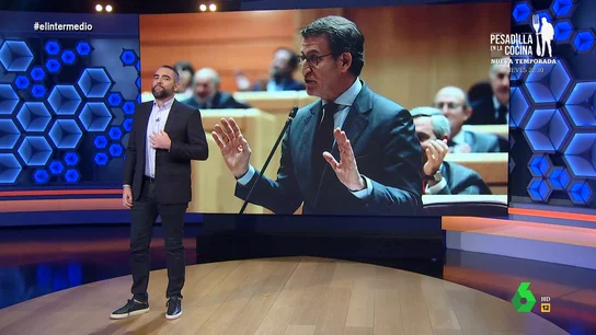 El error de Feijóo durante su rifirrafe con Sánchez en el Senado que no pasa inadvertido para Dani Mateo El error de Feijóo durante su rifirrafe con Sánchez en el Senado que no pasa inadvertido para Dani Mateo