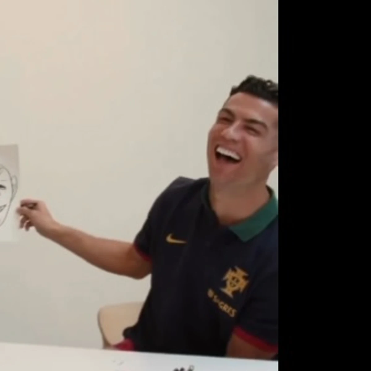 El vídeo más viral de las últimas horas: así dibuja Cristiano Ronaldo a Pepe
