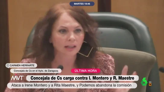 Una concejala de Cs acusa a Irene Montero de "estar donde está por haber sido fecundada por un macho alfa" Una concejala de Cs acusa a Irene Montero de "estar donde está por haber sido fecundada por un macho alfa"