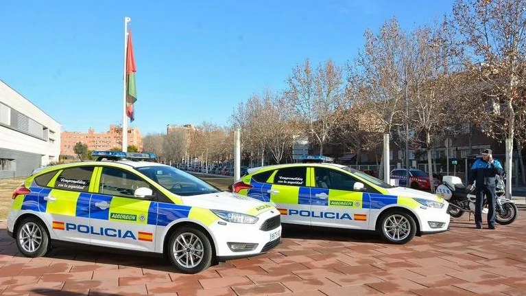 Coches de la Policía de Alcorcón