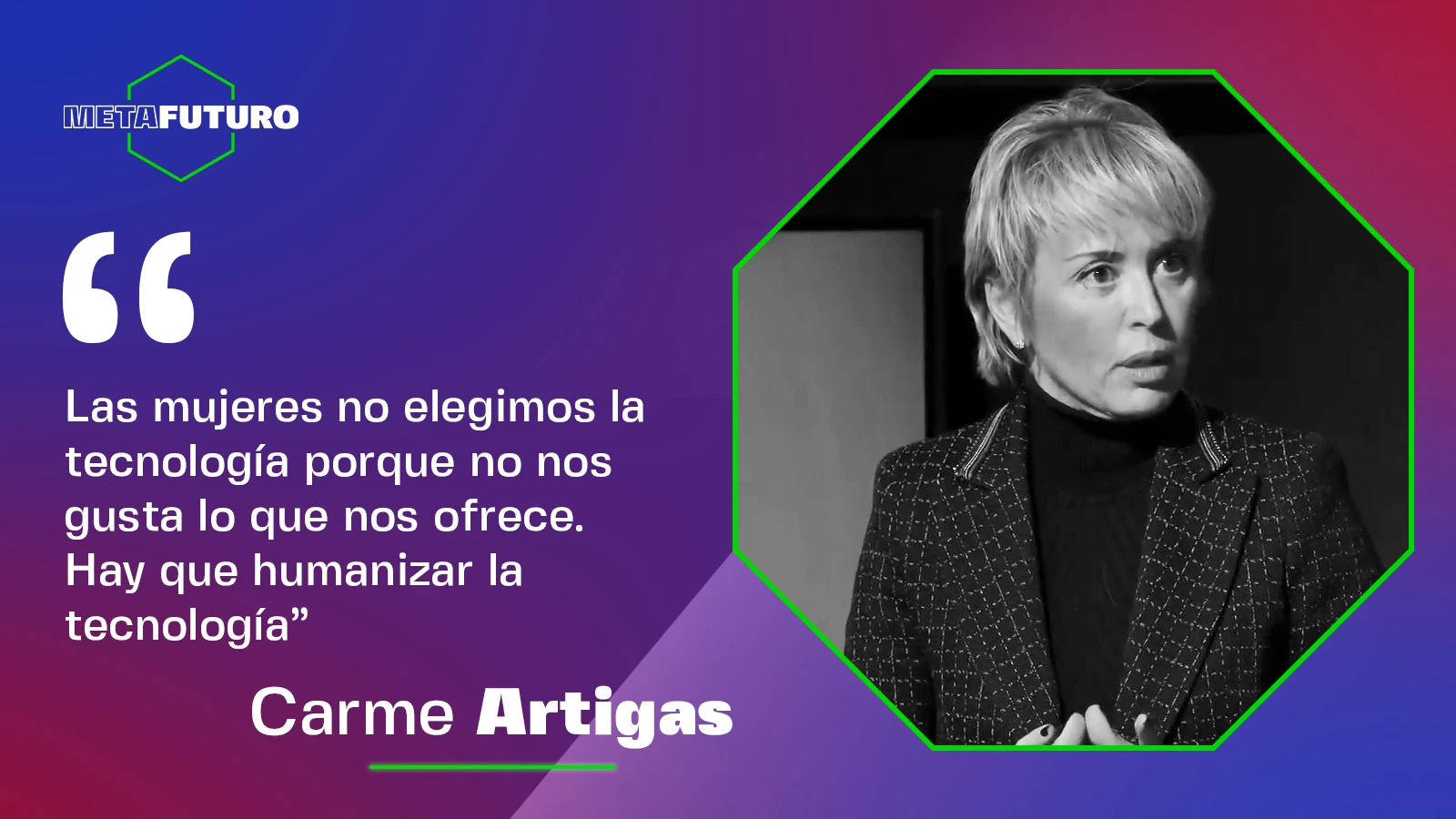 Carme Artigas, en Metafuturo