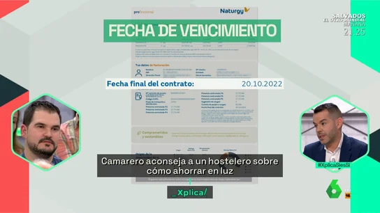 Los trucos de José María Camarero para rebajar la factura de la luz Los trucos de José María Camarero para rebajar la factura de la luz