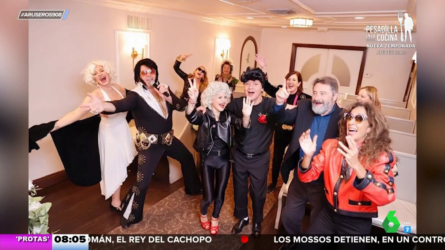 La boda 'Grease' de Eugenia Martínez de Irujo y Narcís Rebollo en Las Vegas La boda 'Grease' de Eugenia Martínez de Irujo y Narcís Rebollo en Las Vegas