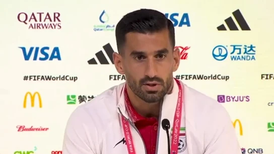 Ehsan Hajsafi, capitán de la selección de Irán Ehsan Hajsafi, capitán de la selección de Irán