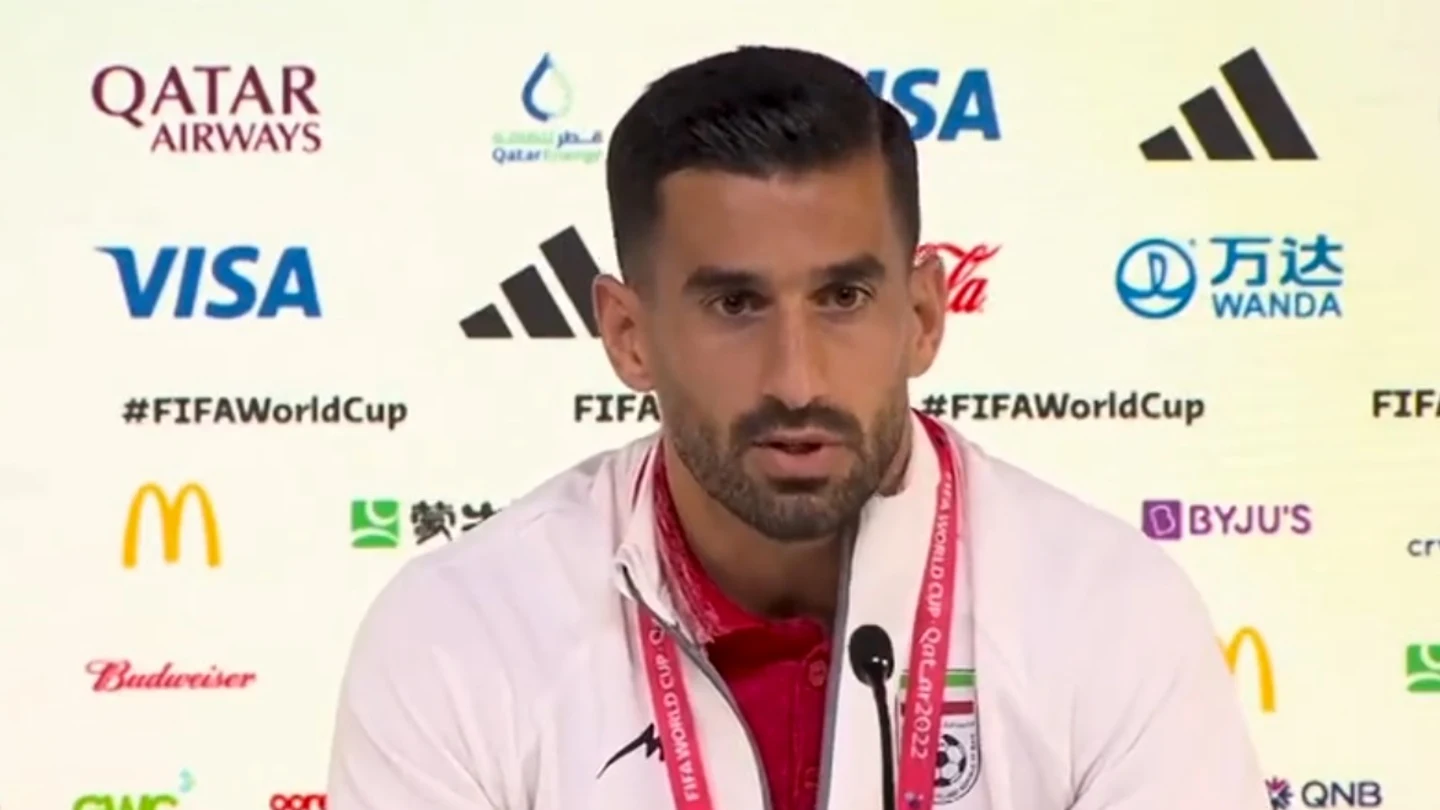 Ehsan Hajsafi, capitán de la selección de Irán Ehsan Hajsafi, capitán de la selección de Irán