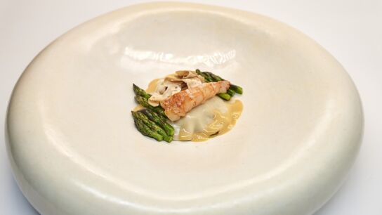 Plato del restaurante La Finca.