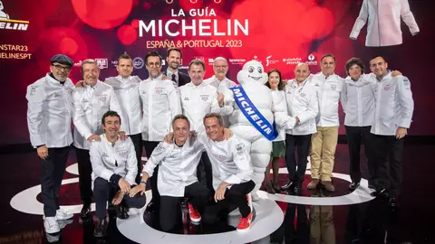 Galardonados en la Gala de la Guía Michelin 2023 con nuevas estrellas Galardonados en la Gala de la Guía Michelin 2023 con nuevas estrellas
