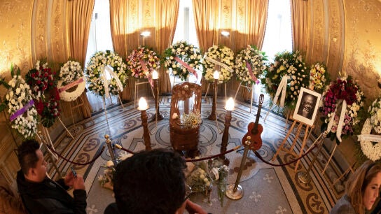 Amigos y seguidores despiden a Pablo Milan&eacute;s en la Casa de Am&eacute;rica en Madrid