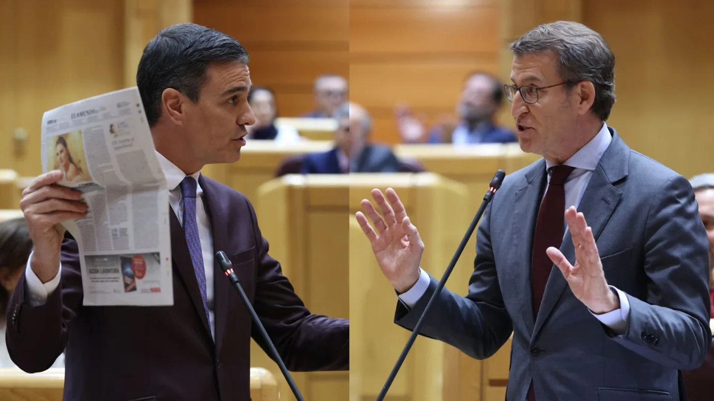 Pedro Sánchez y Alberto Núñez Feijóo Pedro Sánchez y Alberto Núñez Feijóo