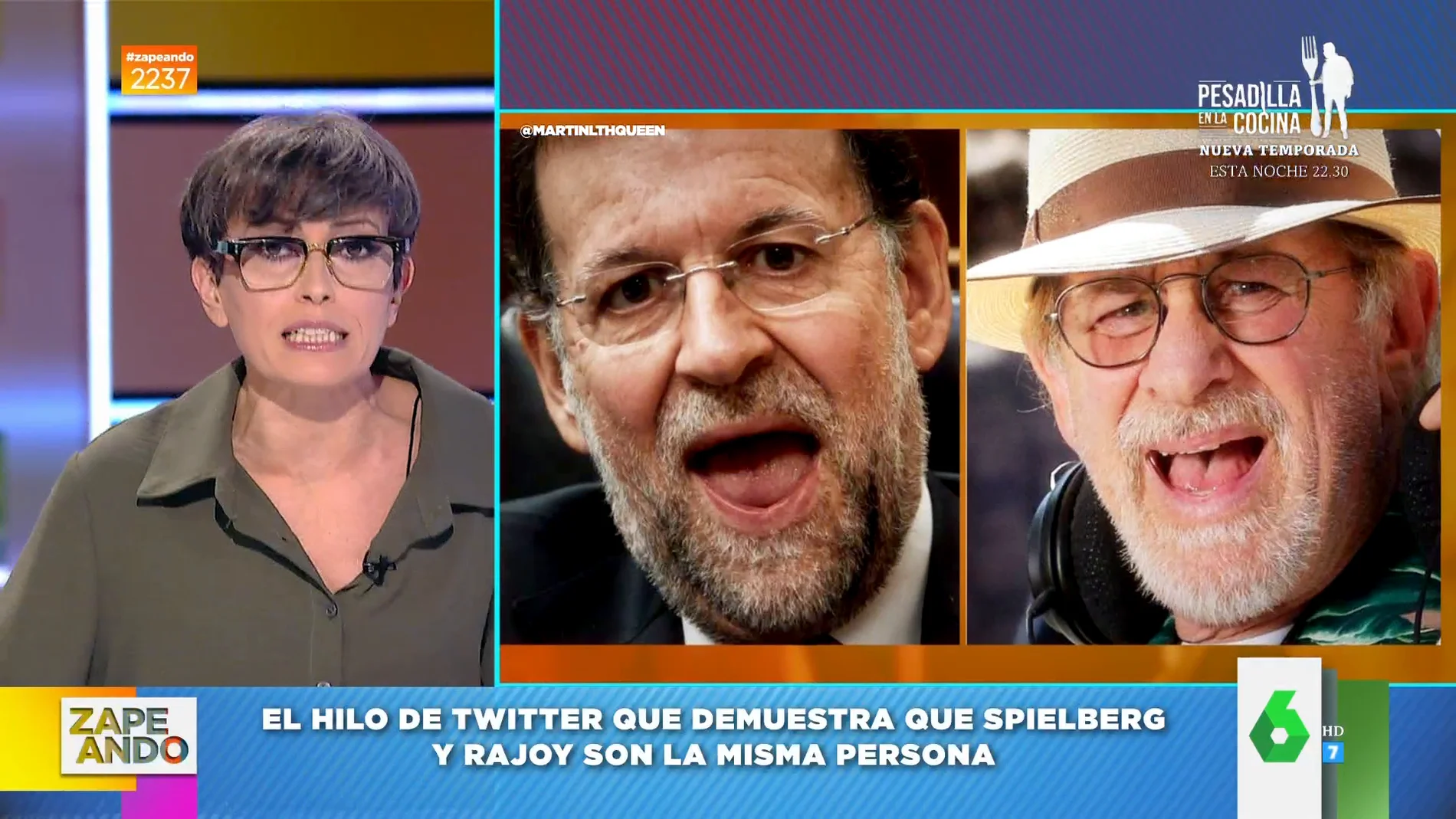 ¿Son Spielberg y Rajoy la misma persona? El hijo de Twitter viral que demuestra que son "idénticos" 